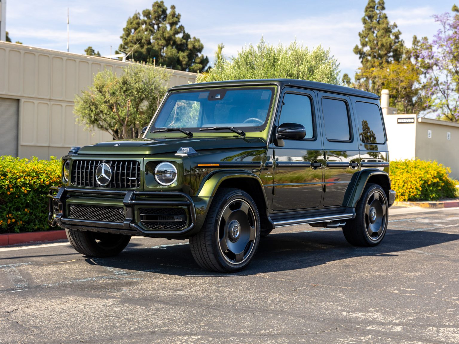 BaT 2022 Mercedes Benz Olive Metallic G 63 AMG 2