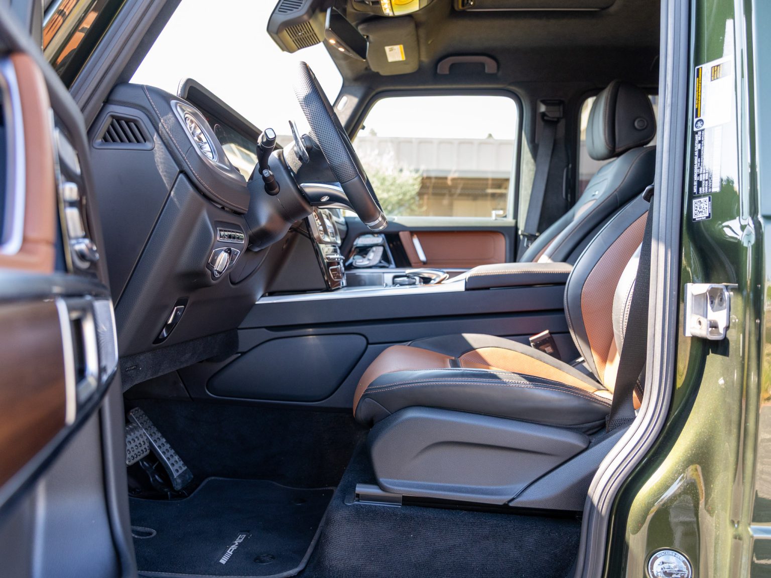 BaT 2022 Mercedes Benz Olive Metallic G 63 AMG 27