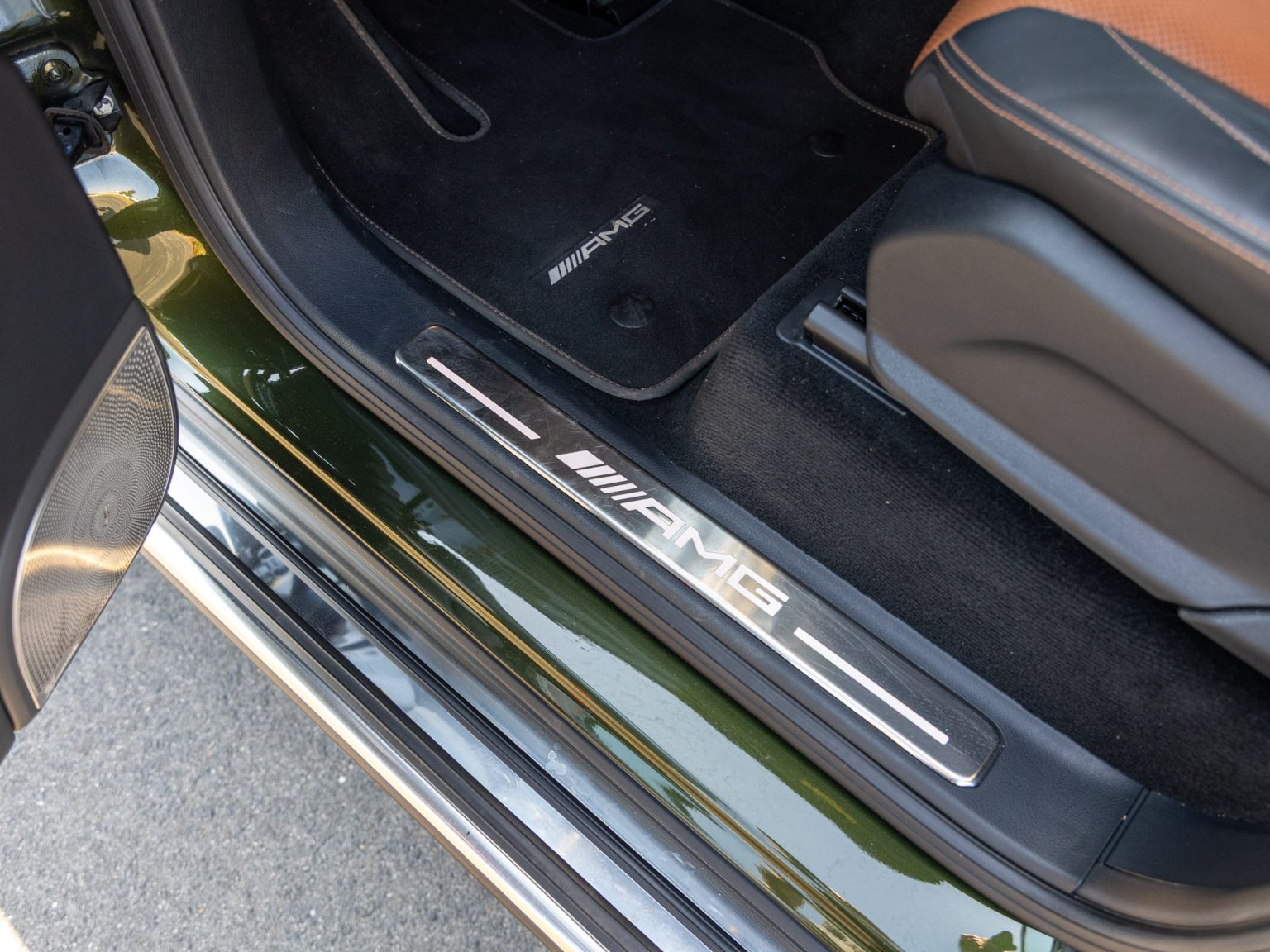 BaT 2022 Mercedes Benz Olive Metallic G 63 AMG 28