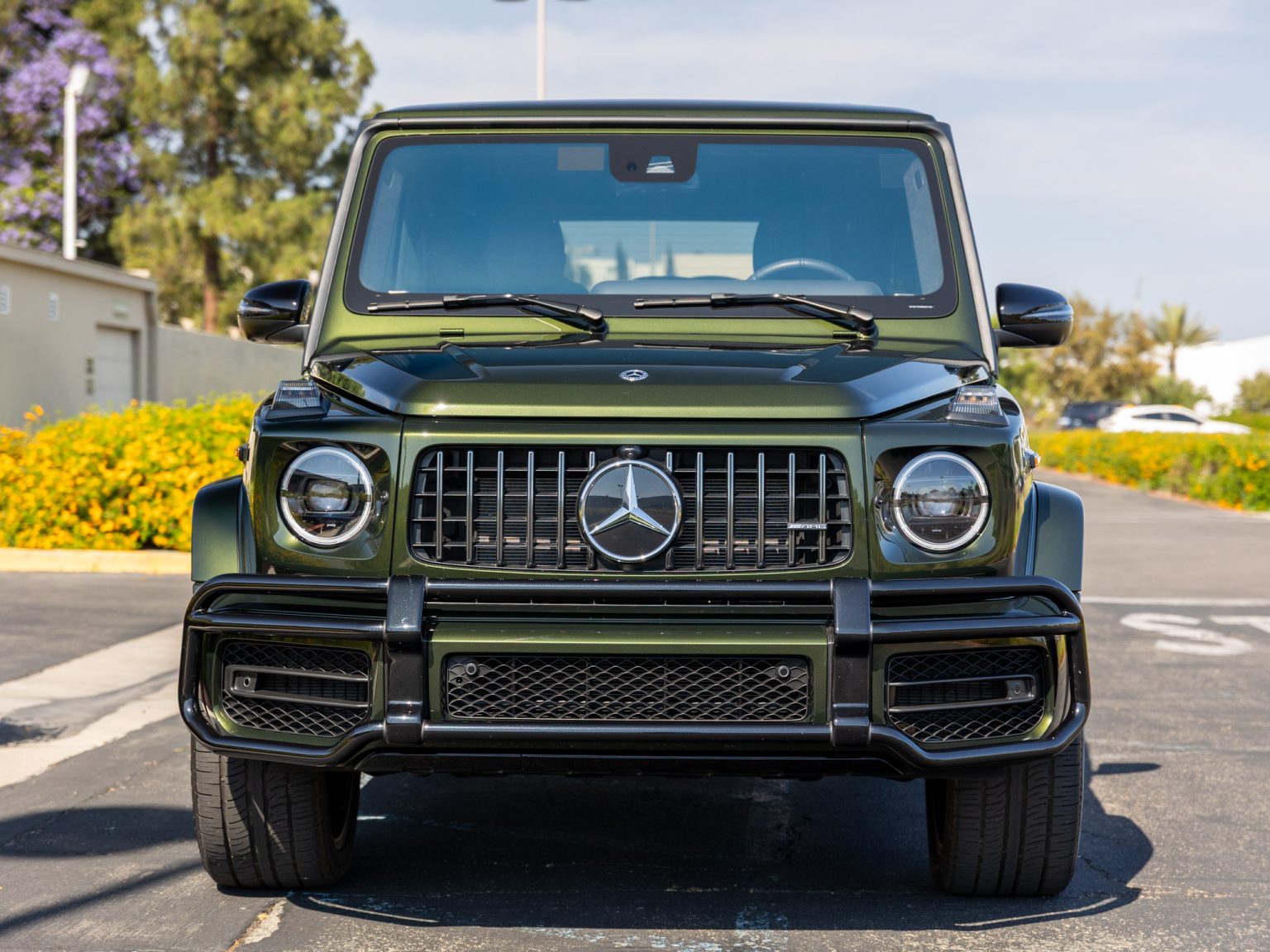 BaT 2022 Mercedes Benz Olive Metallic G 63 AMG 3