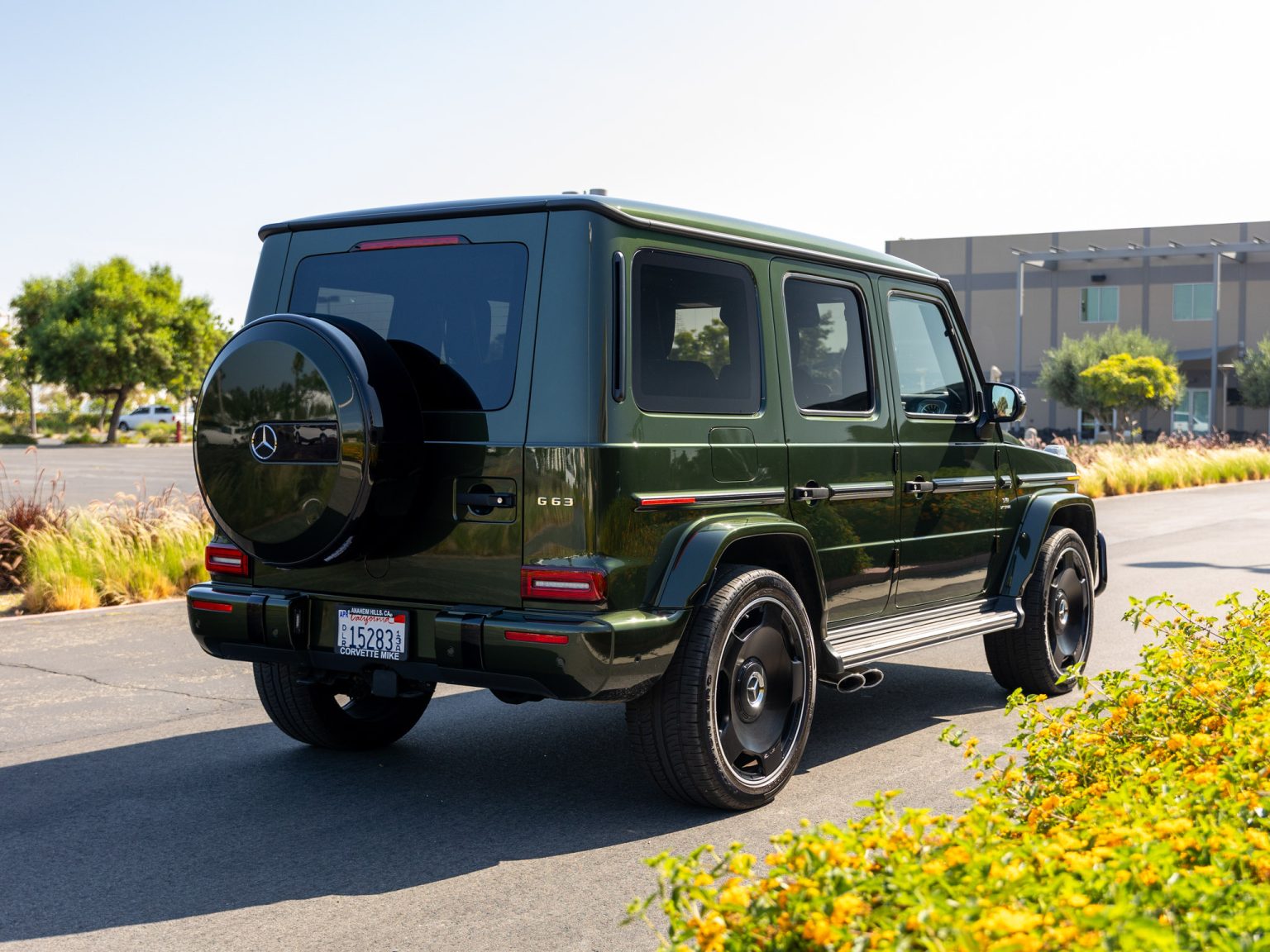 BaT 2022 Mercedes Benz Olive Metallic G 63 AMG 62
