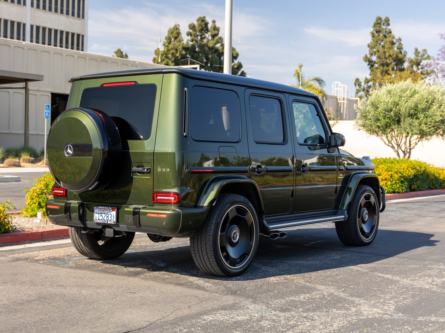 BaT 2022 Mercedes Benz Olive Metallic G 63 AMG 63