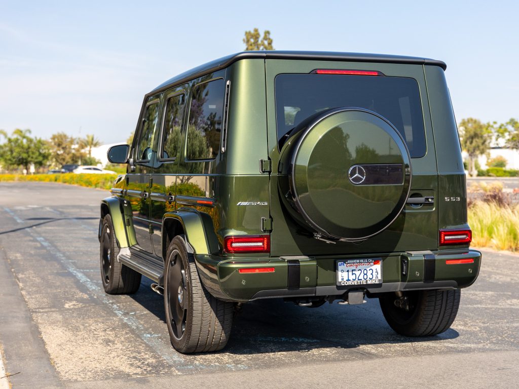 BaT 2022 Mercedes Benz Olive Metallic G 63 AMG 64