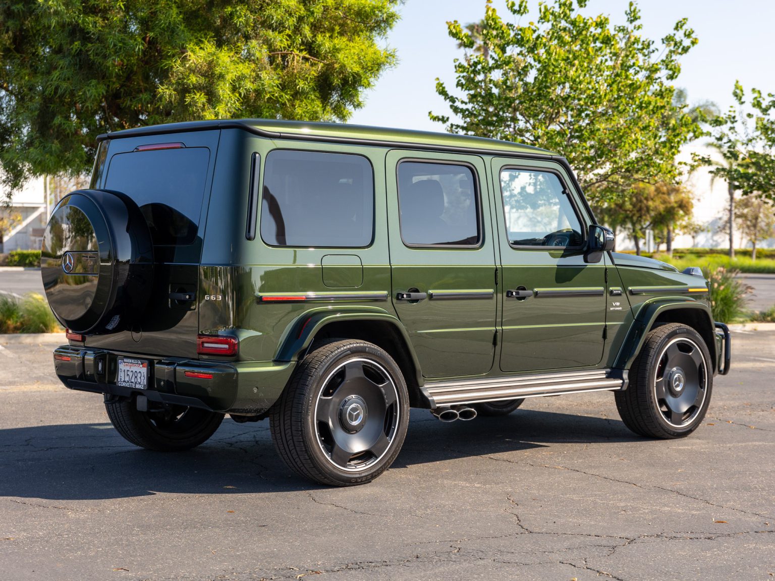 BaT 2022 Mercedes Benz Olive Metallic G 63 AMG 94
