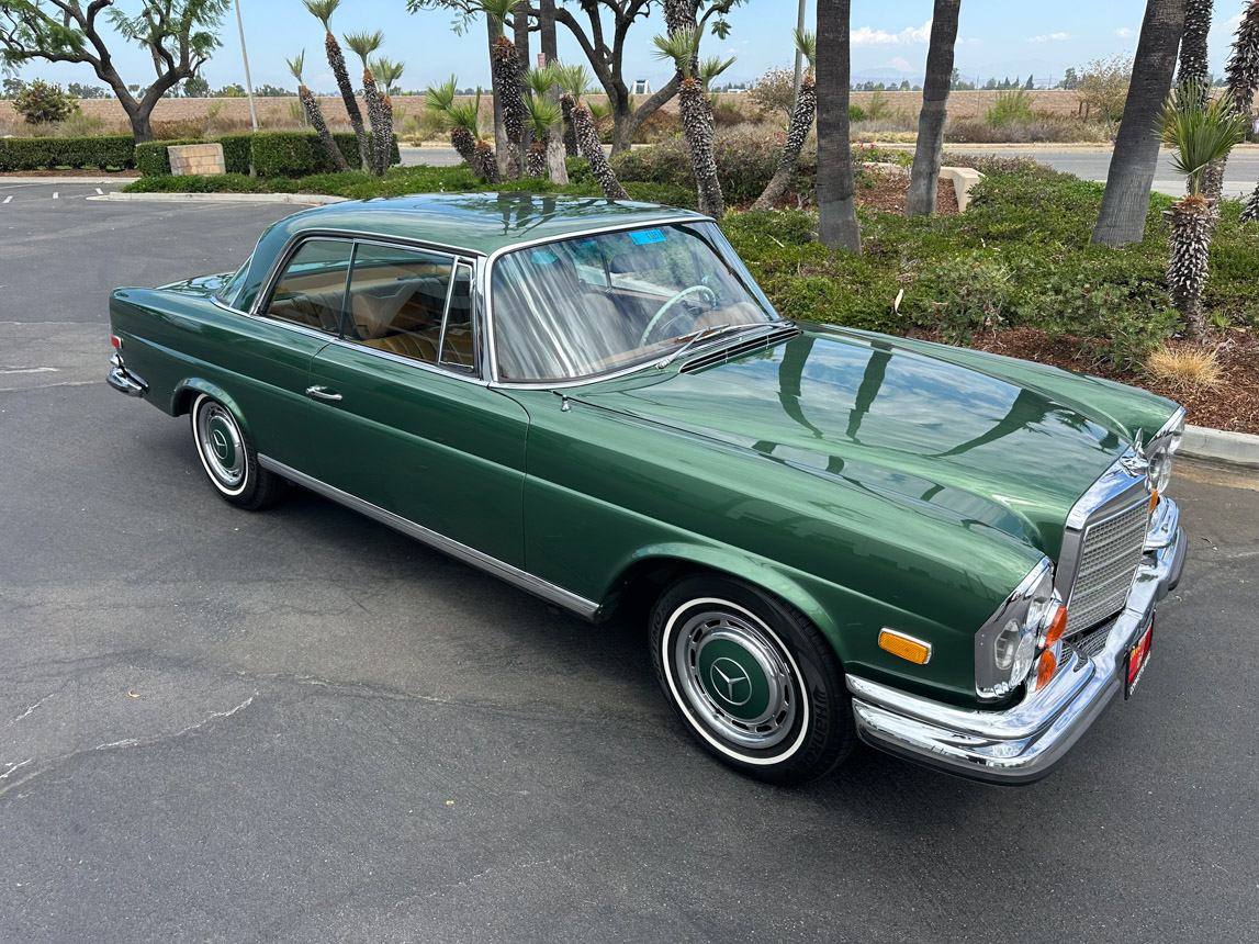1971 Green Mercedas Benz 280SE 7585