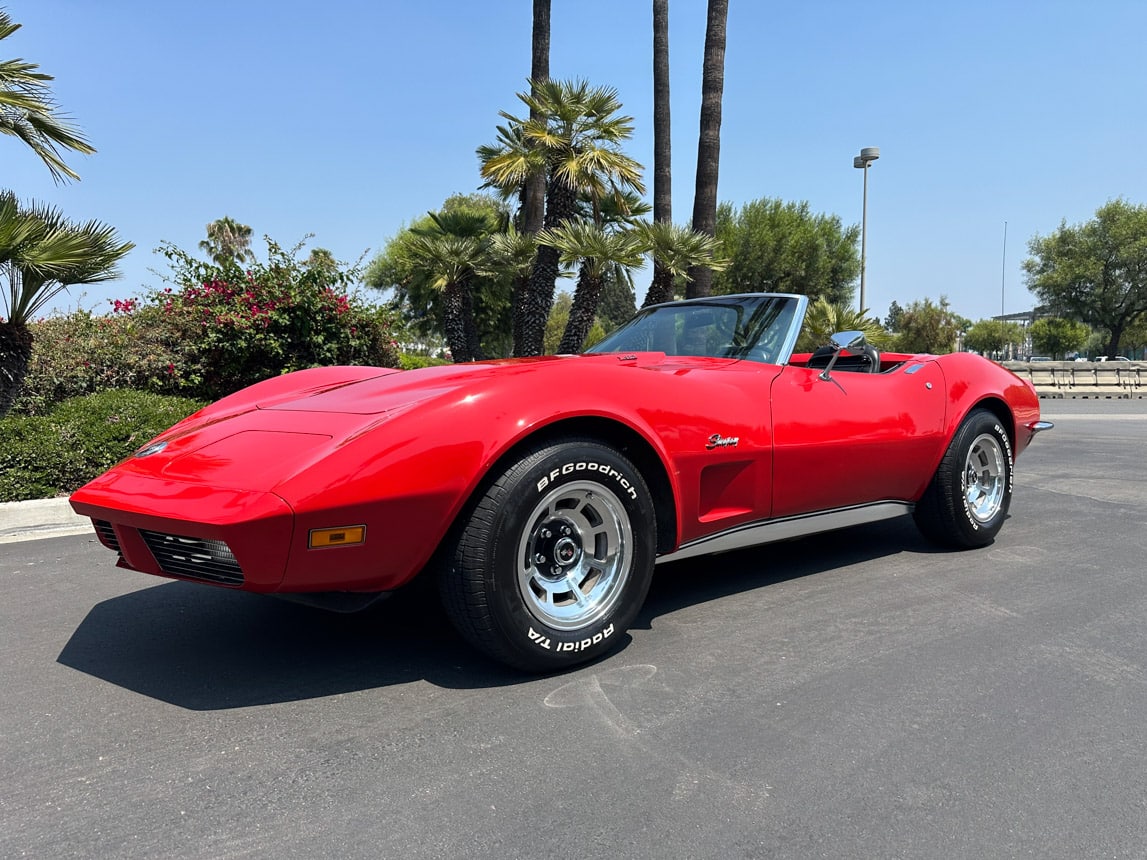 1973 Red Corvette Convertible 7438