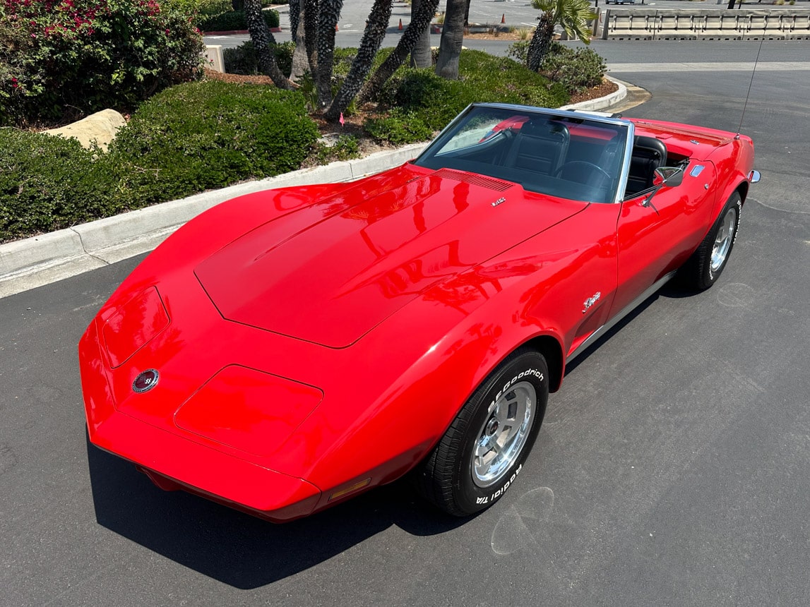 1973 Red Corvette Convertible 7440