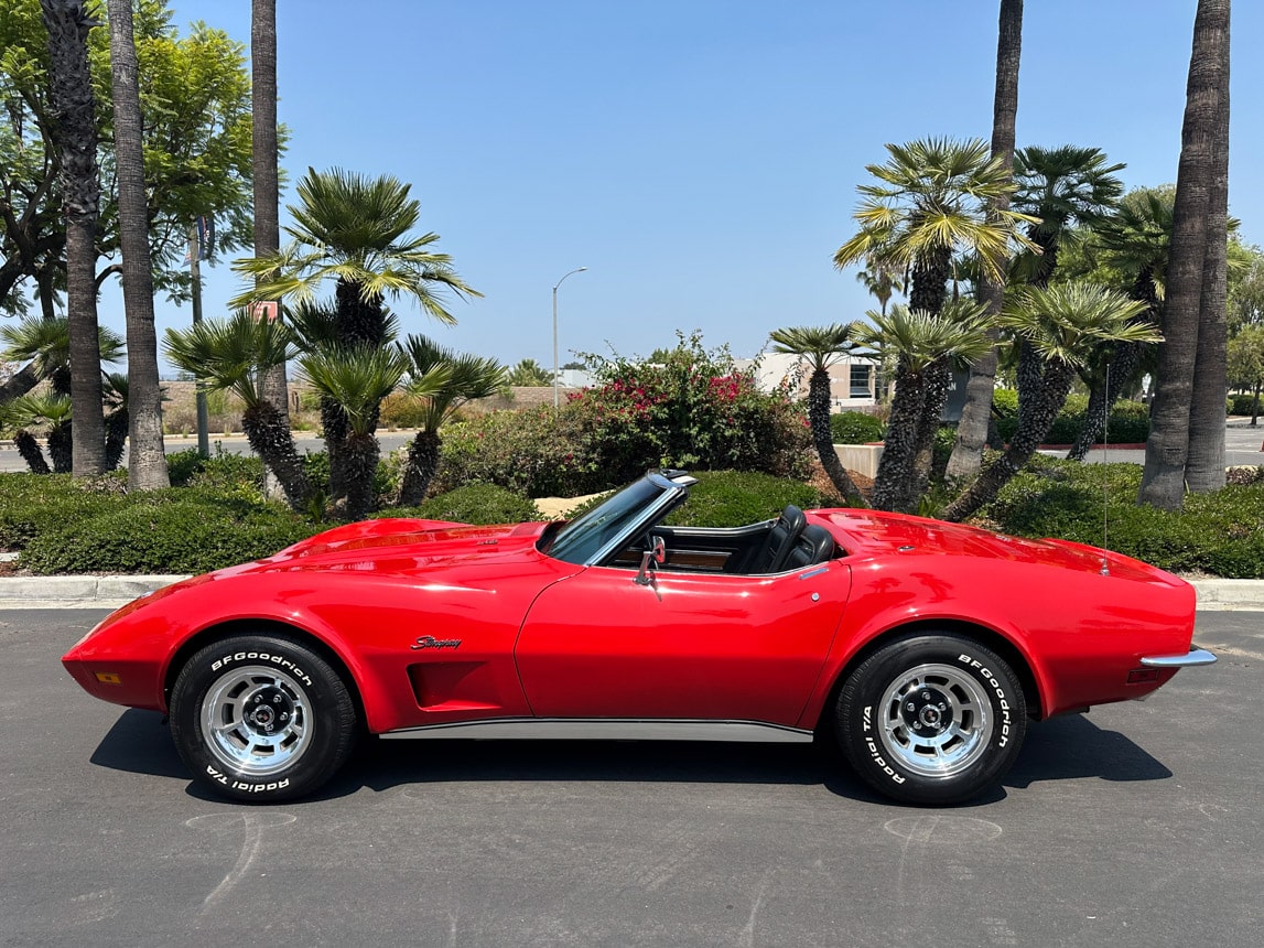 1973 Red Corvette Convertible 7441
