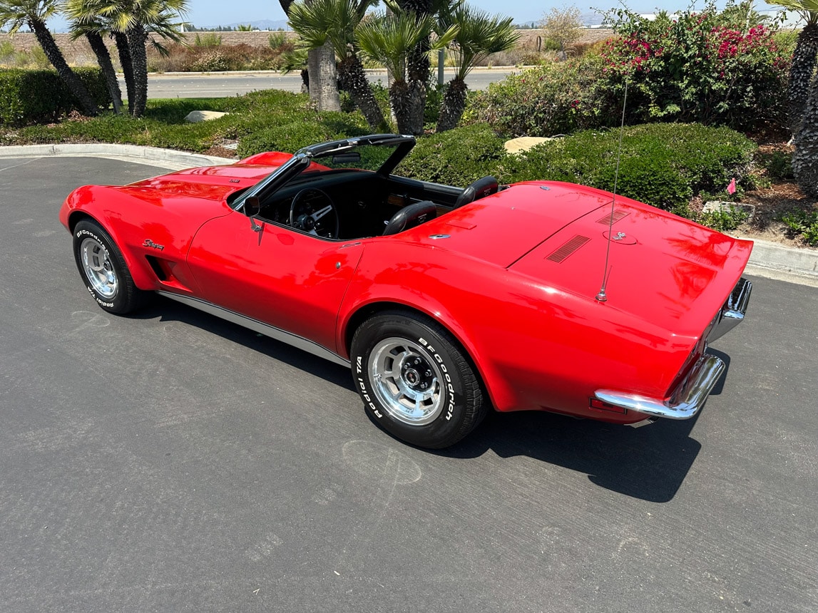 1973 Red Corvette Convertible 7442