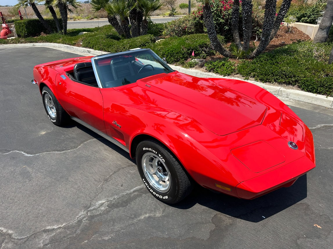 1973 Red Corvette Convertible 7448