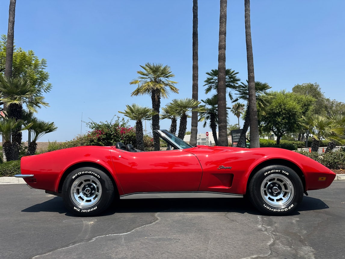1973 Red Corvette Convertible 7452