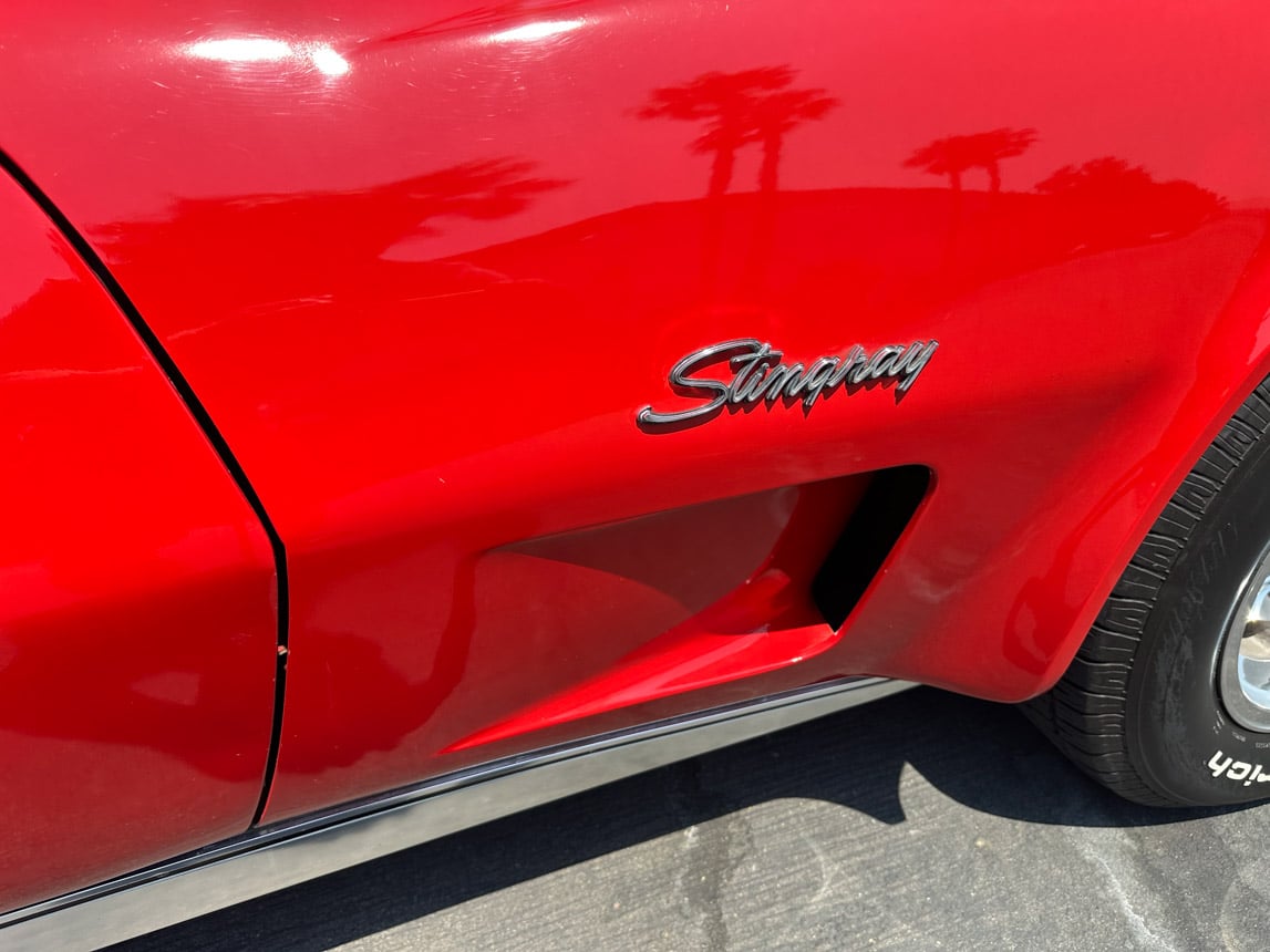 1973 Red Corvette Convertible 7453