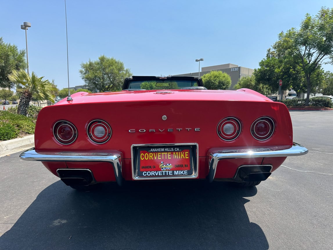 1973 Red Corvette Convertible 7460