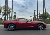 2006 Burgandy Corvette Coupe 7677