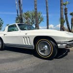 1965 White Corvette Big Tank 350 hp AC 8117