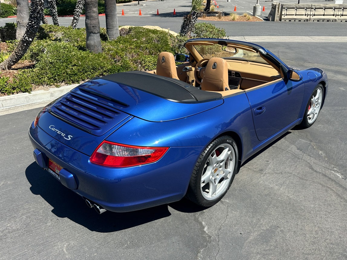 2006 Blue Porsche 911 Cabriolet 7923