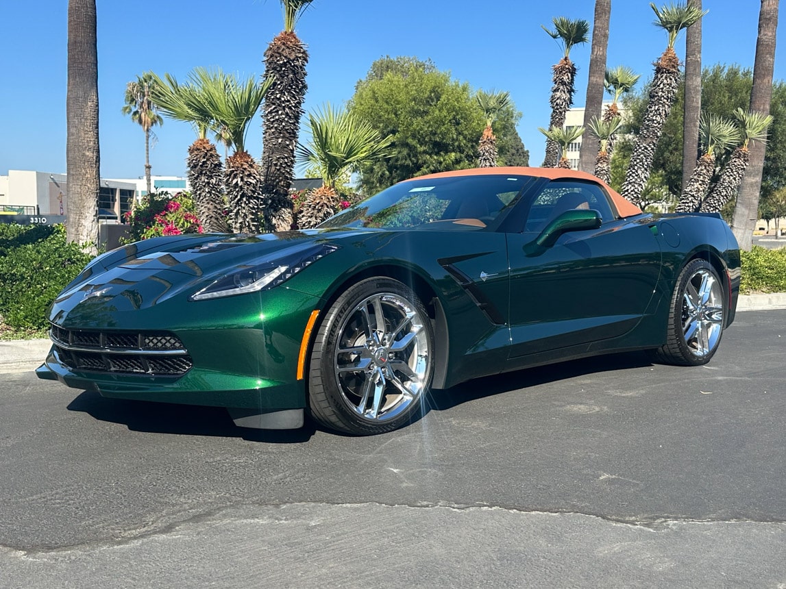 2014 Lime Rock Green Corvette Convertible 8024
