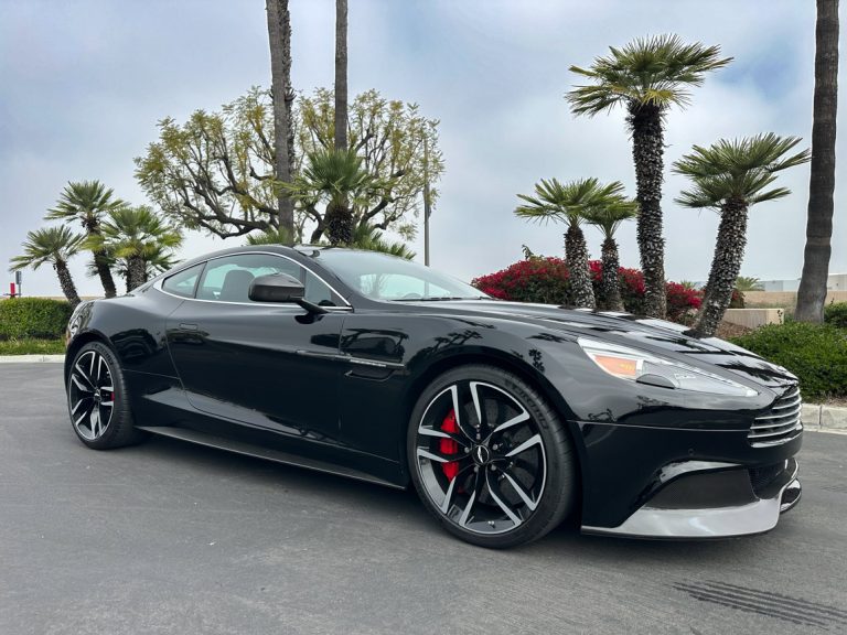 2016 Jet Black Aston Martin Vanquish Coupe