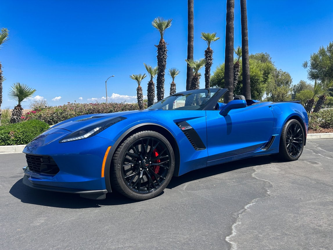 2016 Blue Corvette Z06 Convertible 7820