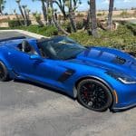 2016 Blue Corvette Z06 Convertible 7826