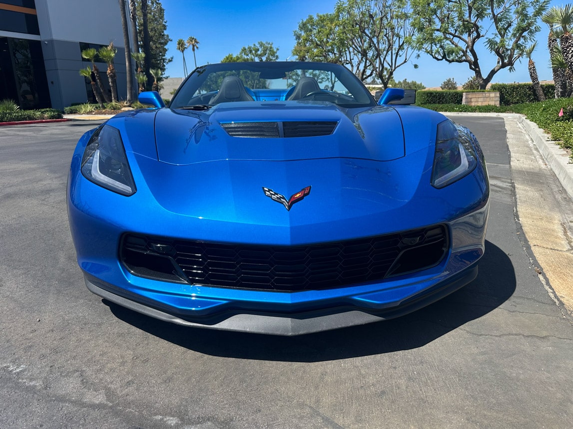 2016 Blue Corvette Z06 Convertible 7827