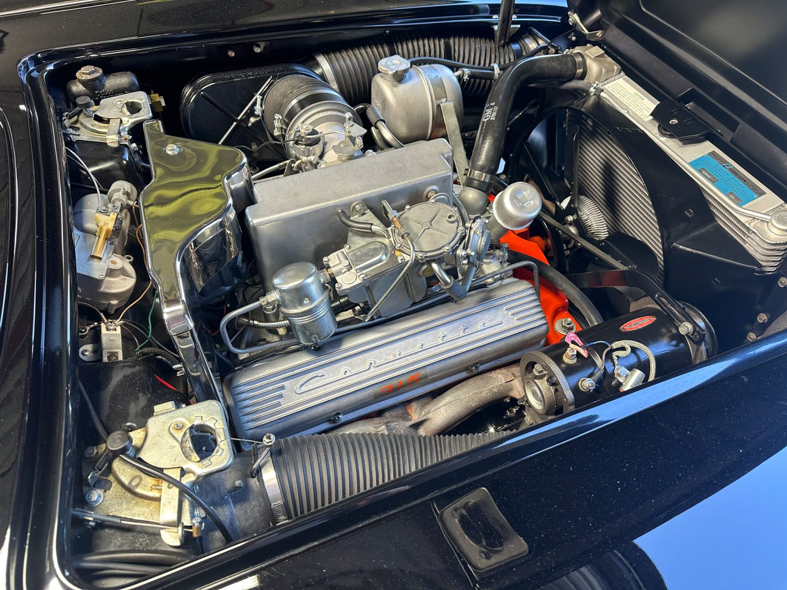 BaT 1961 Black Corvette Fuel Injected 6414