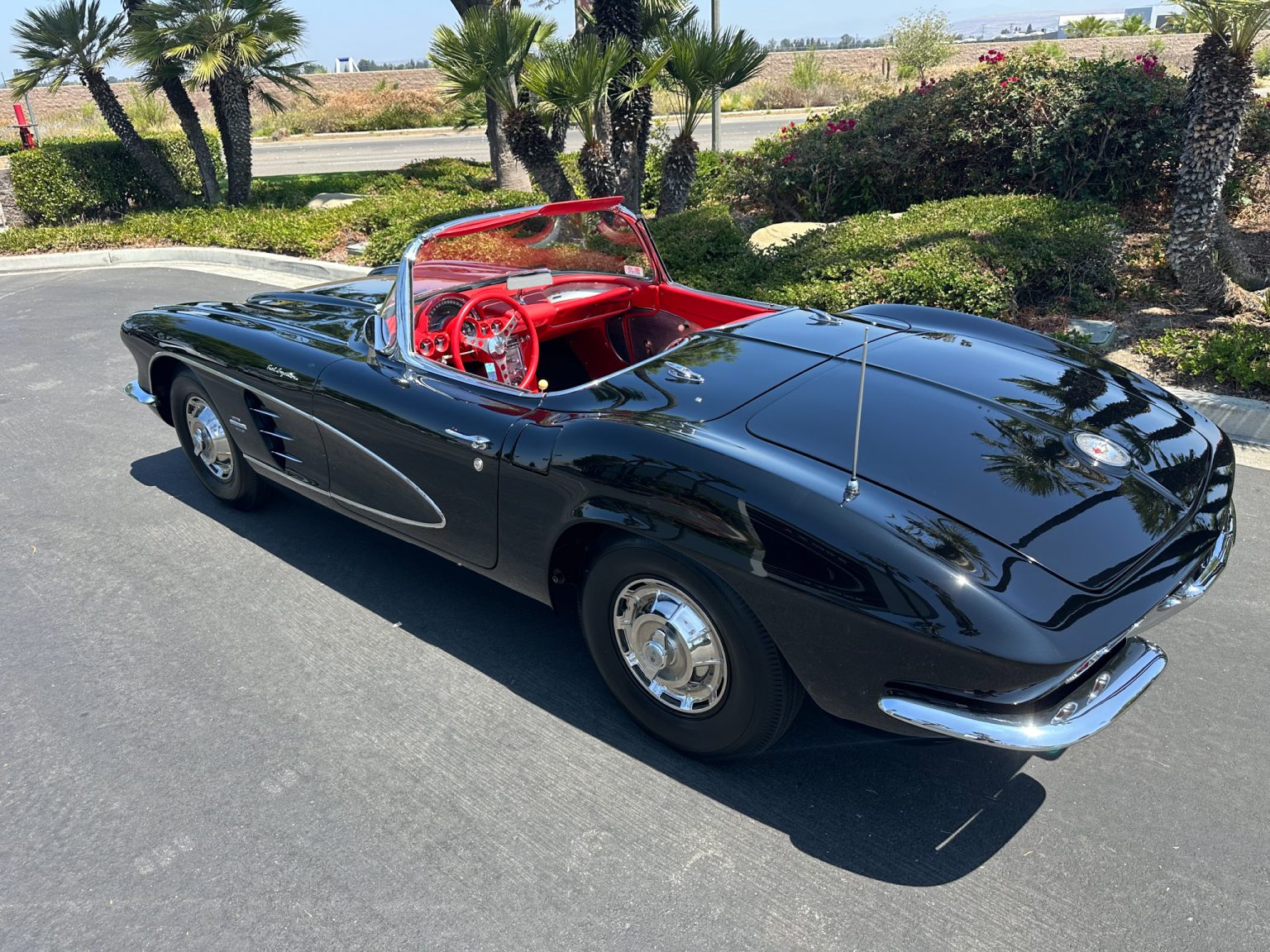 BaT 1961 Black Corvette Fuel Injected 6445