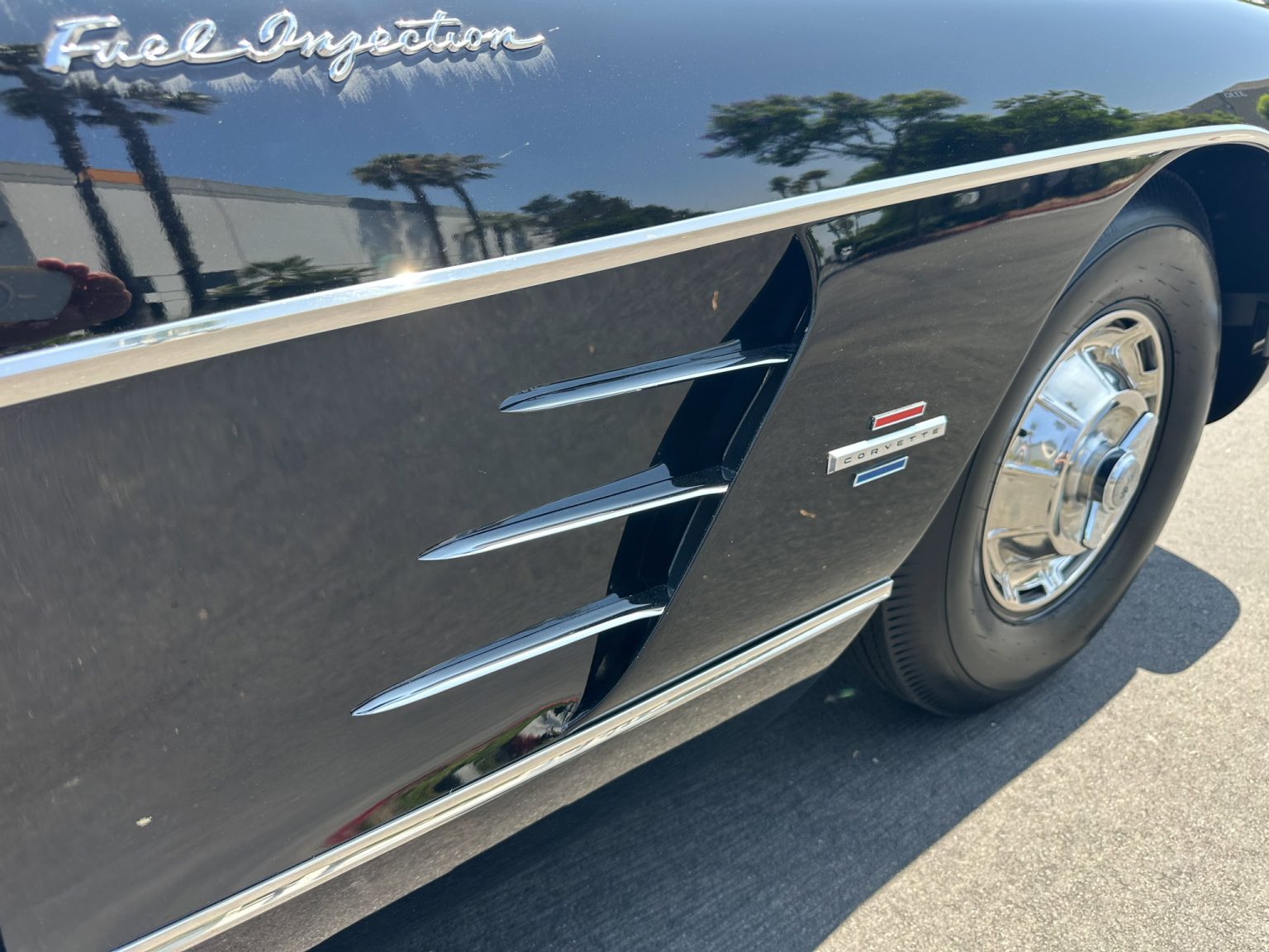 BaT 1961 Black Corvette Fuel Injected 6451