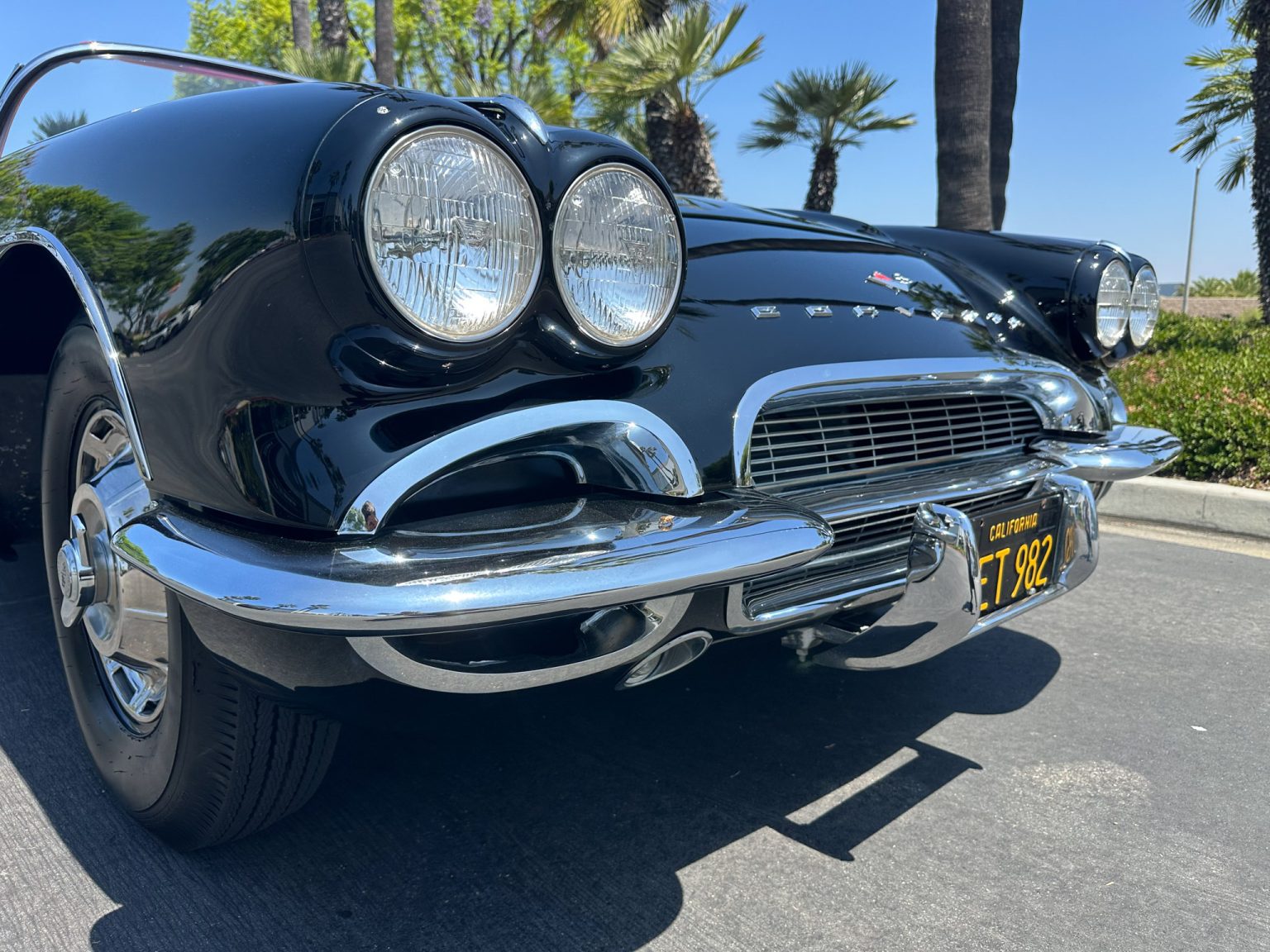 BaT 1961 Black Corvette Fuel Injected 6463
