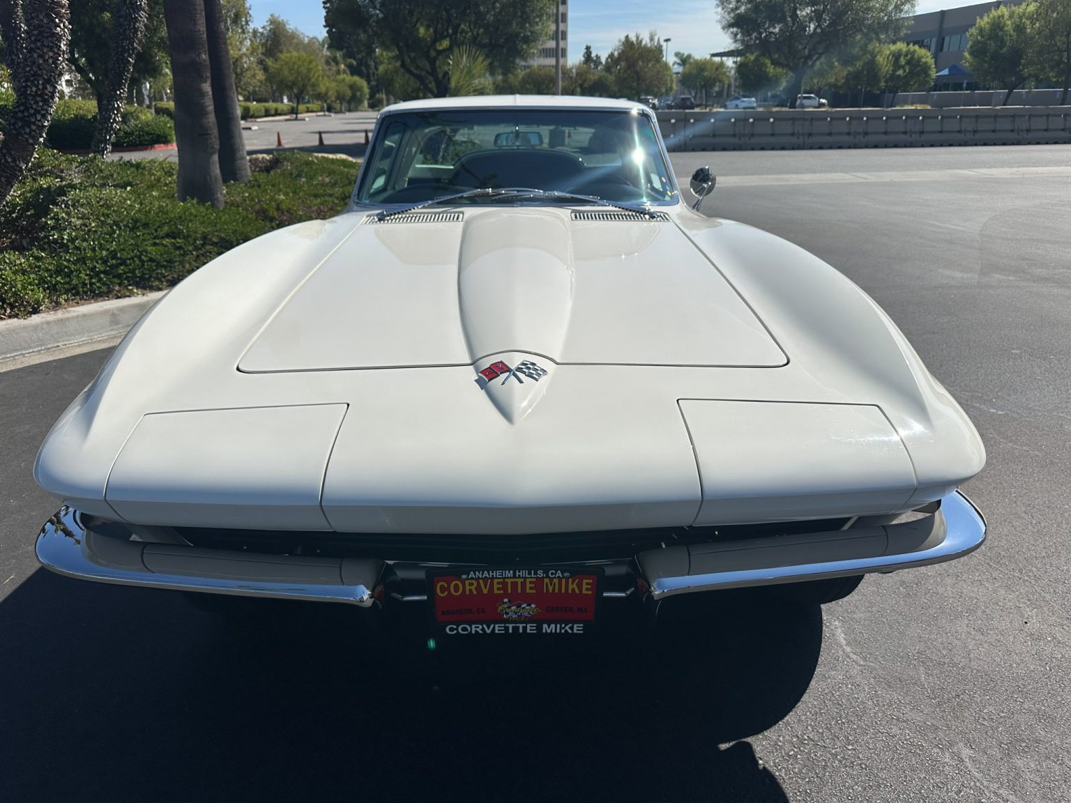 BaT 1965 White Corvette Big Tank 350 Hp AC 8115