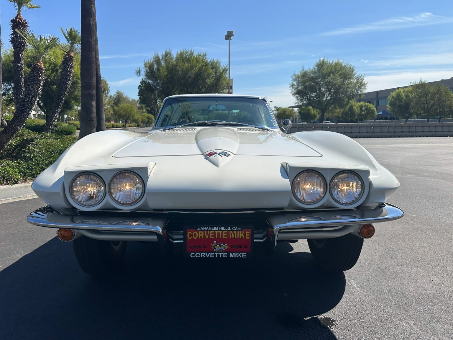 BaT 1965 White Corvette Big Tank 350 Hp AC 8116