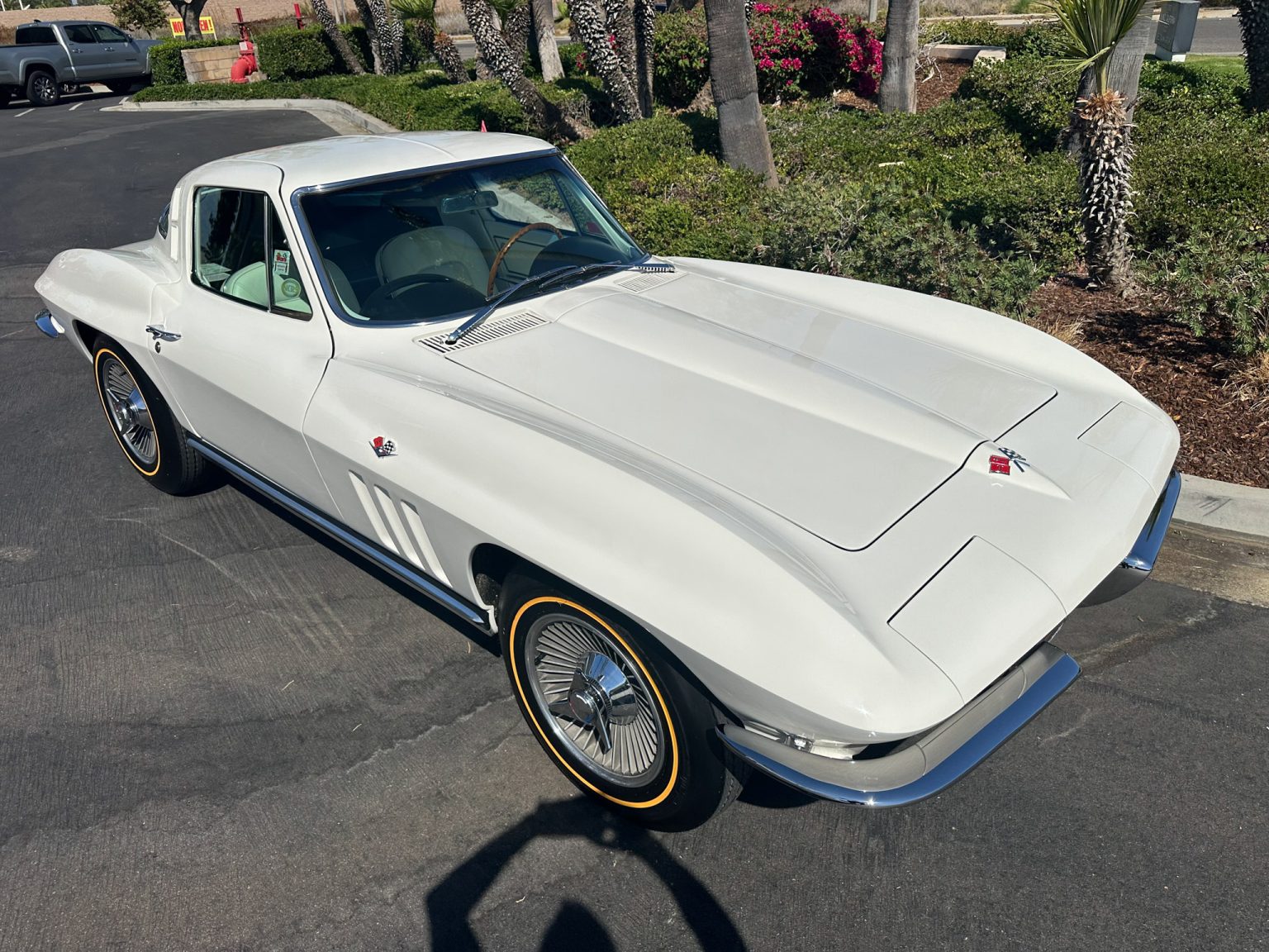 BaT 1965 White Corvette Big Tank 350 Hp AC 8118
