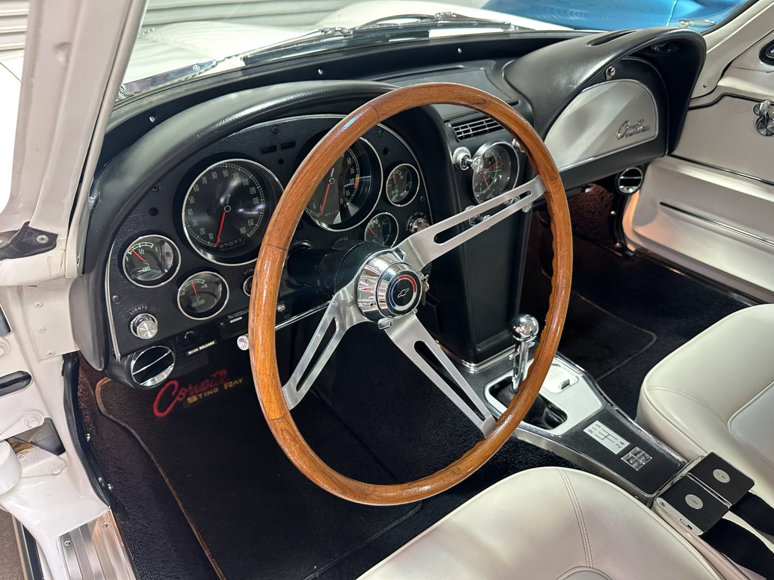 BaT 1965 White Corvette Big Tank 350 Hp AC 8138