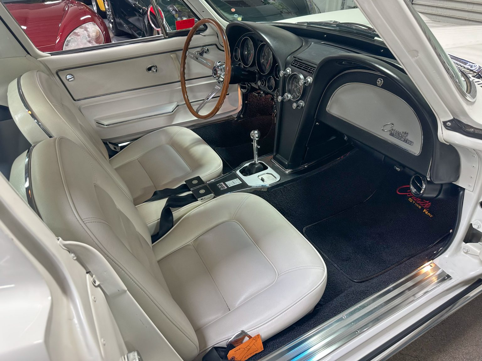 BaT 1965 White Corvette Big Tank 350 Hp AC 8151