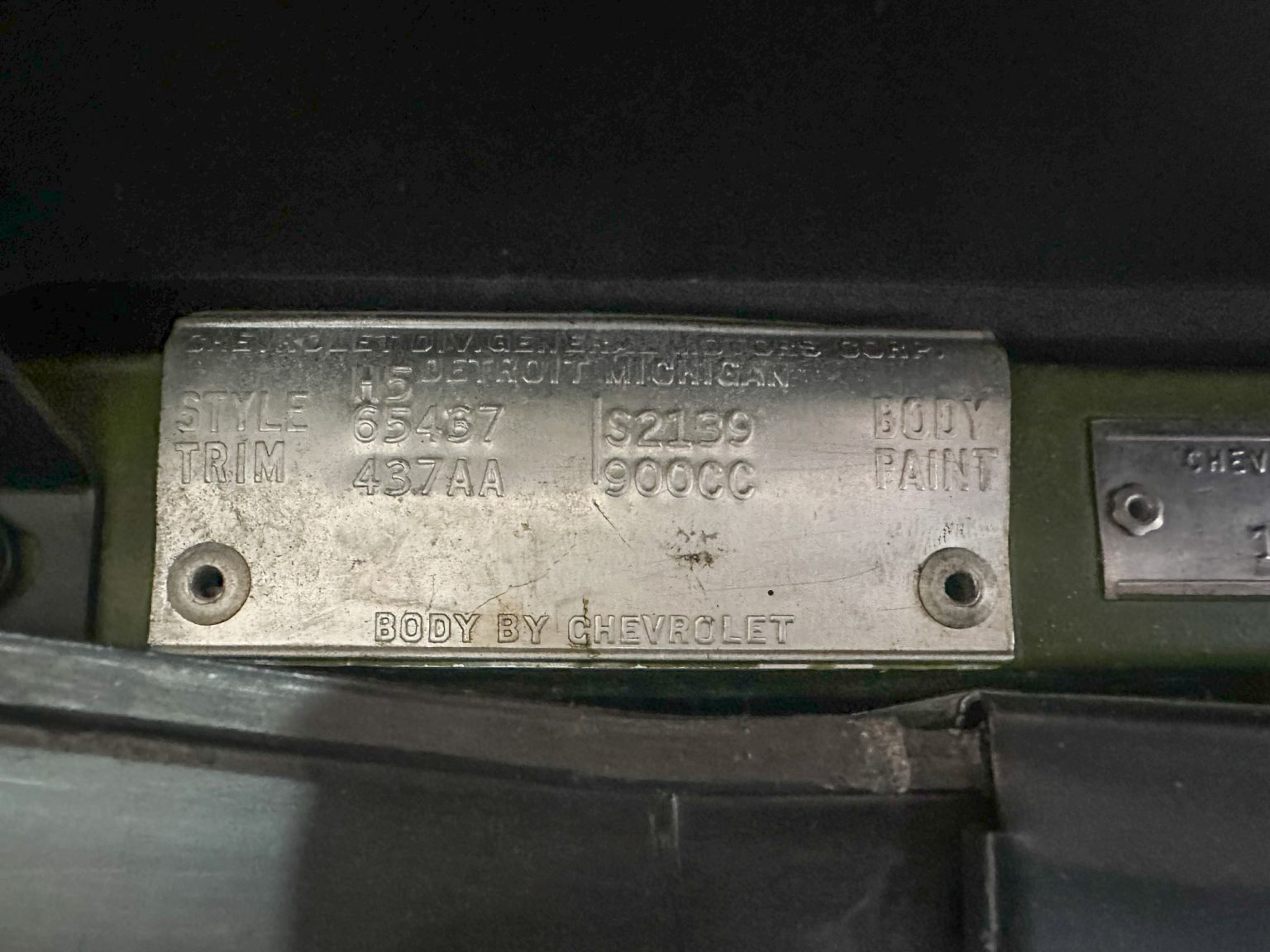 BaT 1965 White Corvette Big Tank 350 Hp AC 8153