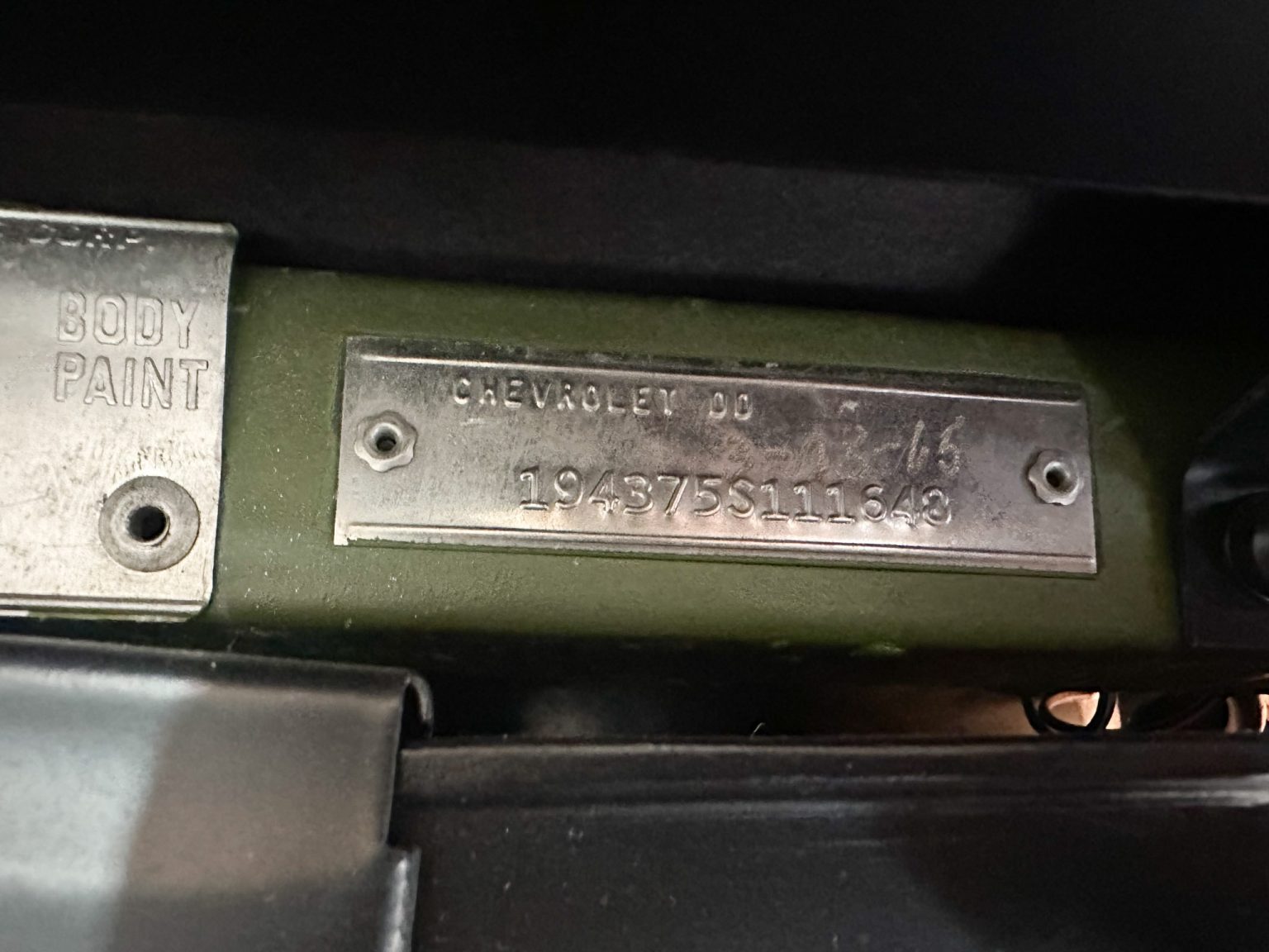 BaT 1965 White Corvette Big Tank 350 Hp AC 8154