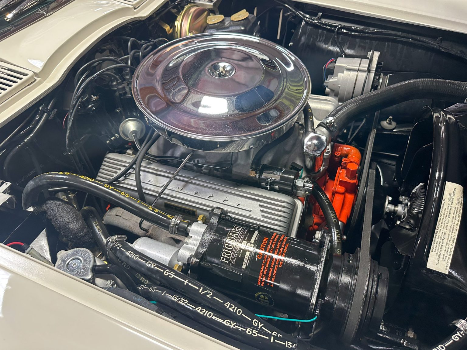 BaT 1965 White Corvette Big Tank 350 Hp AC 8161