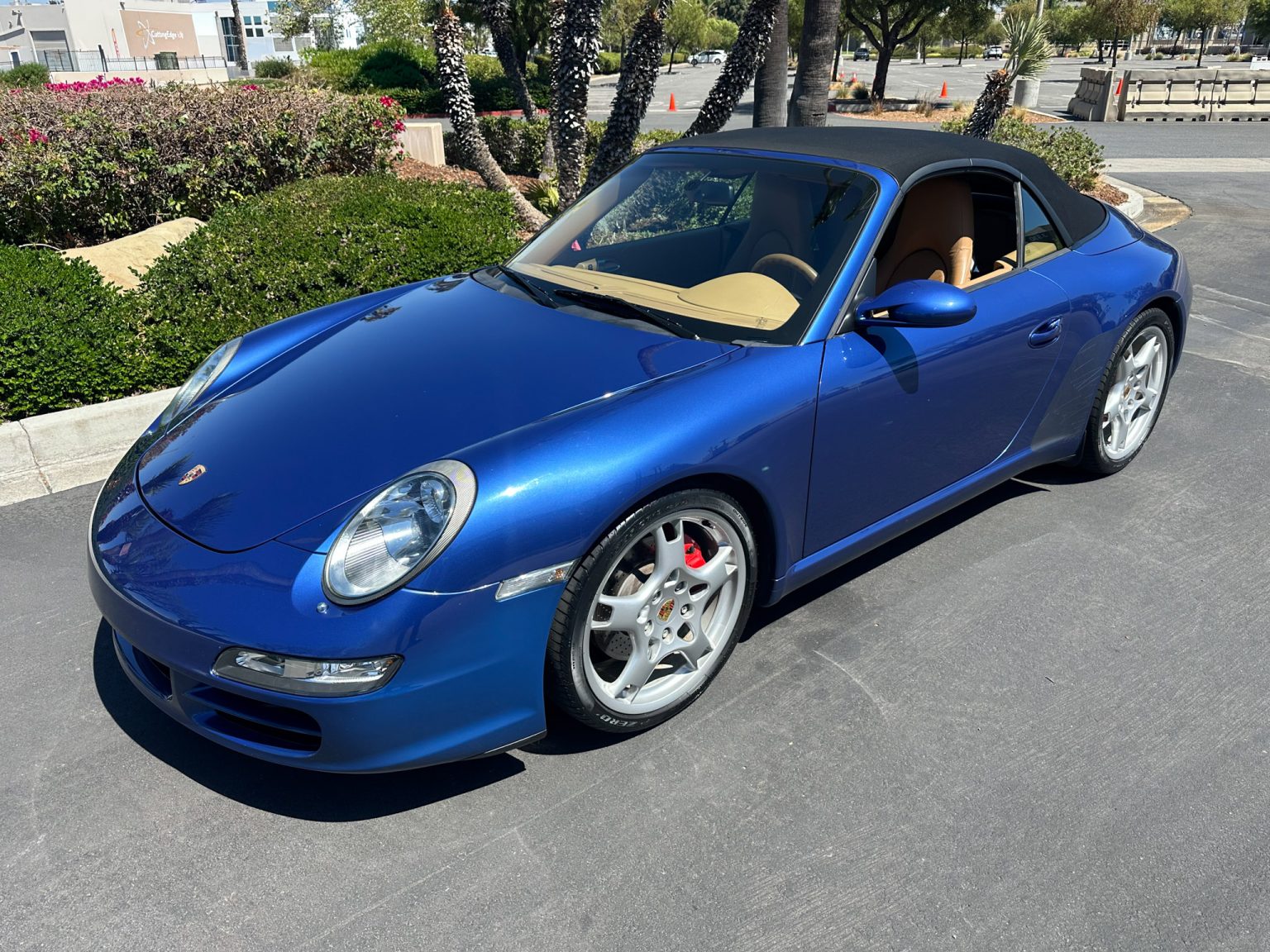 BaT 2006 Blue Porsche 911 Cabriolet 7906