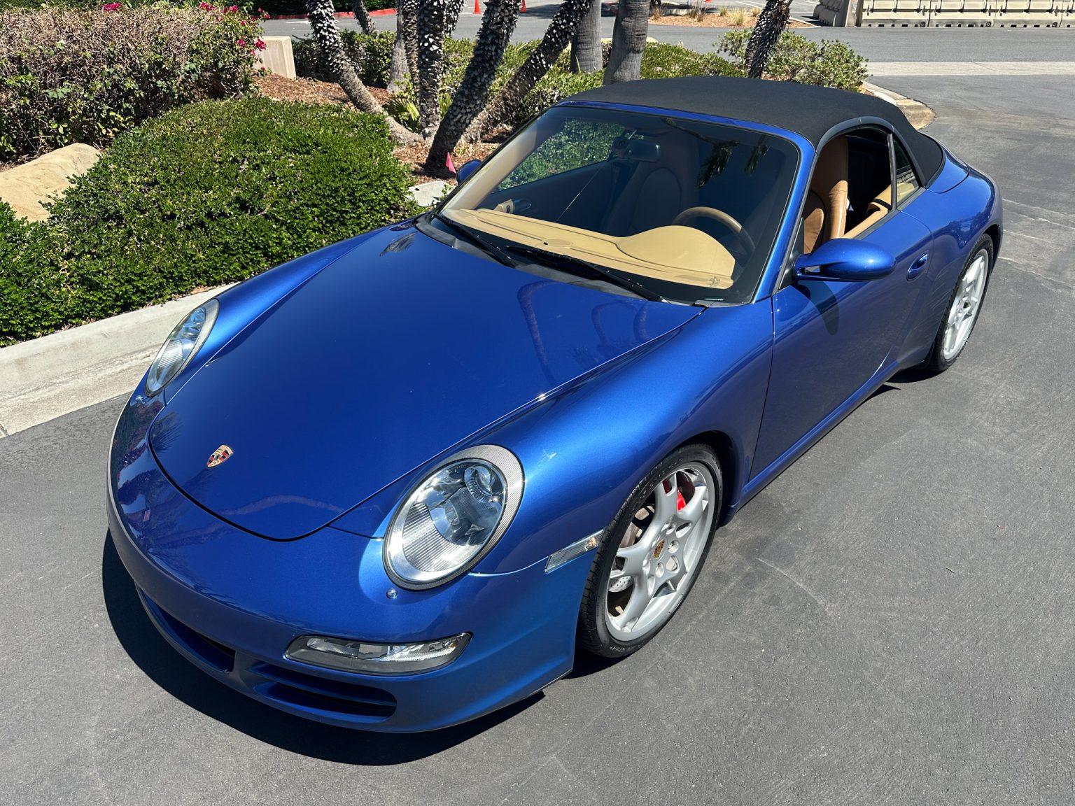 BaT 2006 Blue Porsche 911 Cabriolet 7908