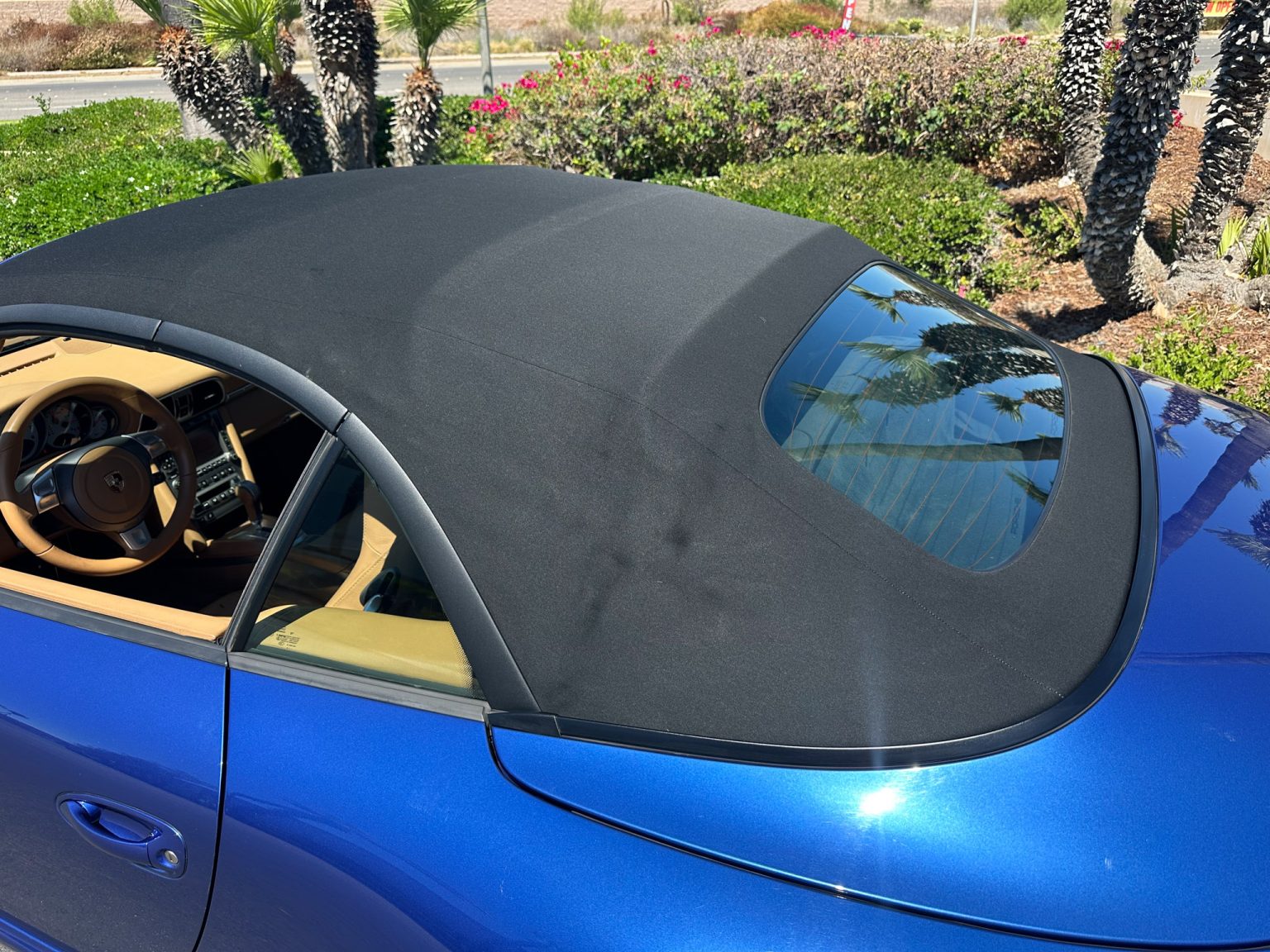 BaT 2006 Blue Porsche 911 Cabriolet 7909