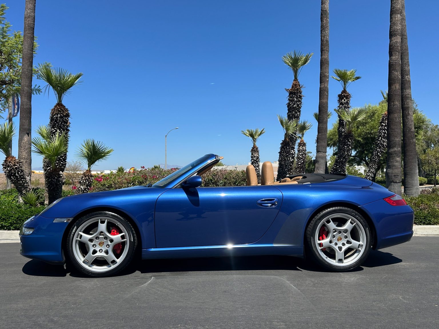 BaT 2006 Blue Porsche 911 Cabriolet 7912