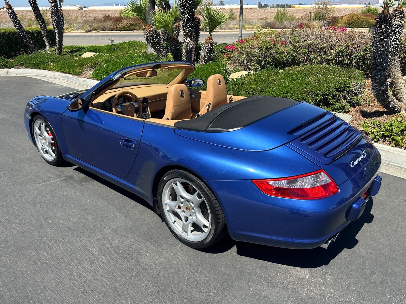 BaT 2006 Blue Porsche 911 Cabriolet 7913