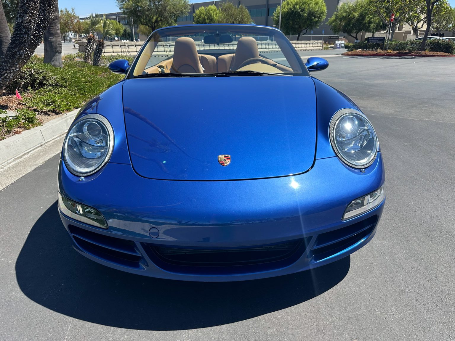 BaT 2006 Blue Porsche 911 Cabriolet 7916