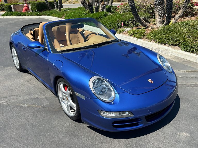 2006 Cobalt Blue Porsche Carrera S Cabriolet