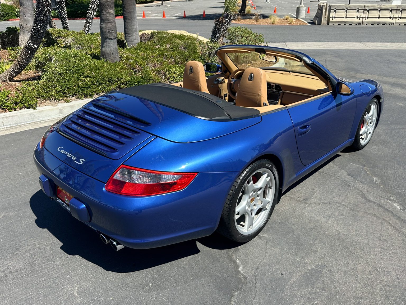 BaT 2006 Blue Porsche 911 Cabriolet 7923