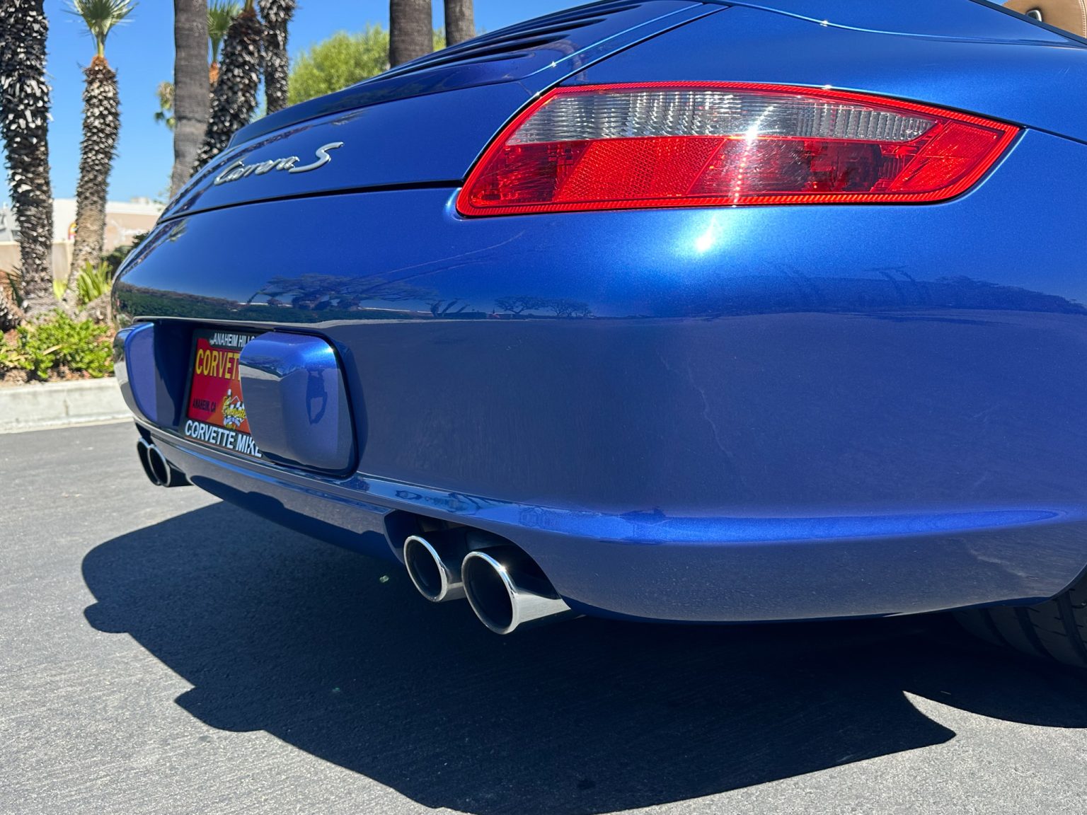 BaT 2006 Blue Porsche 911 Cabriolet 7924
