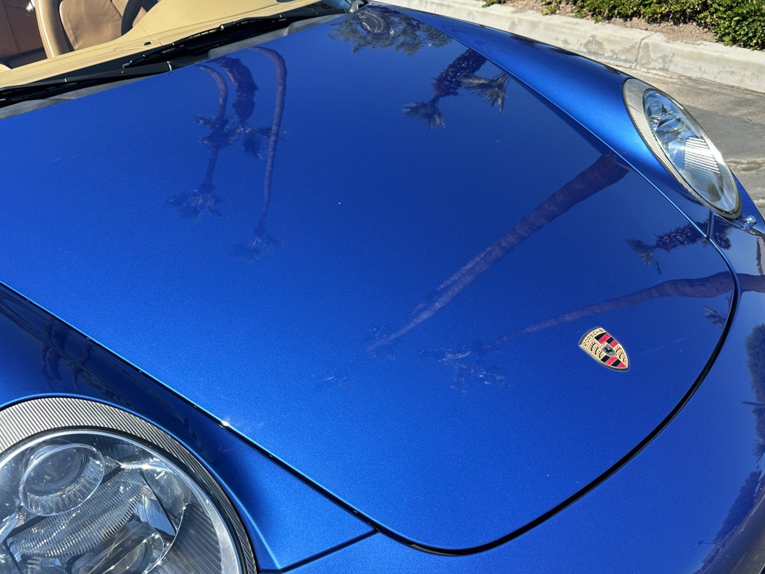 BaT 2006 Blue Porsche 911 Cabriolet 7928