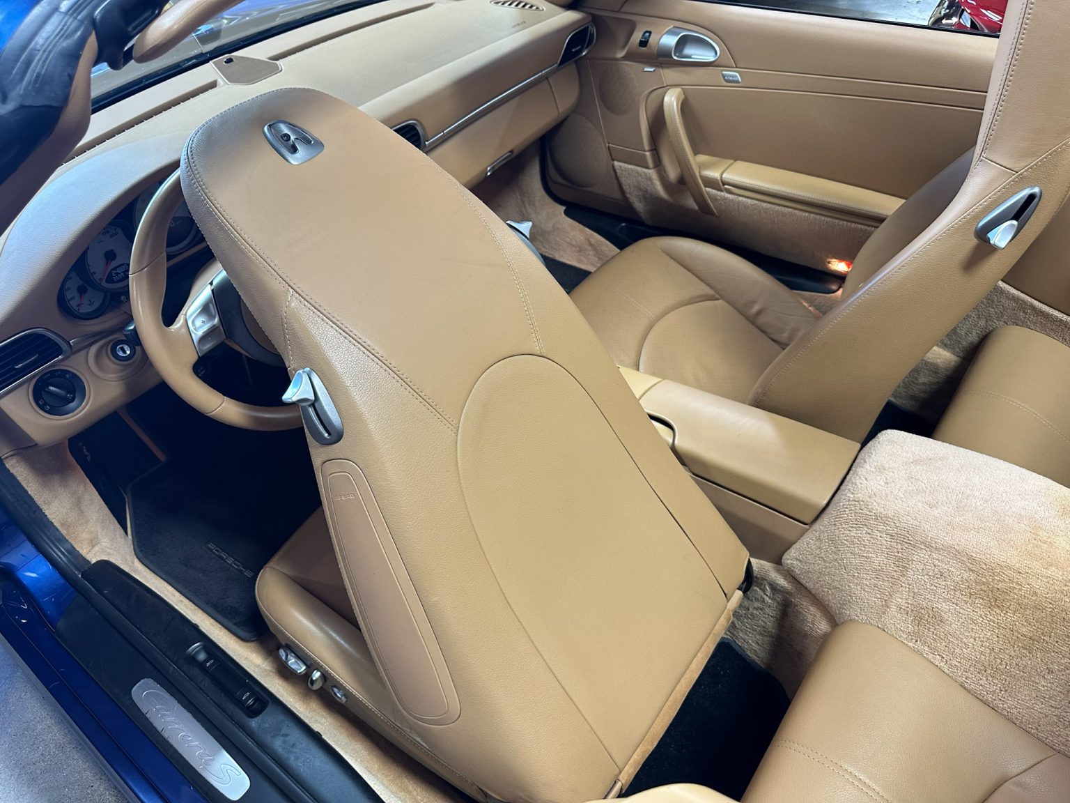 BaT 2006 Blue Porsche 911 Cabriolet 7940