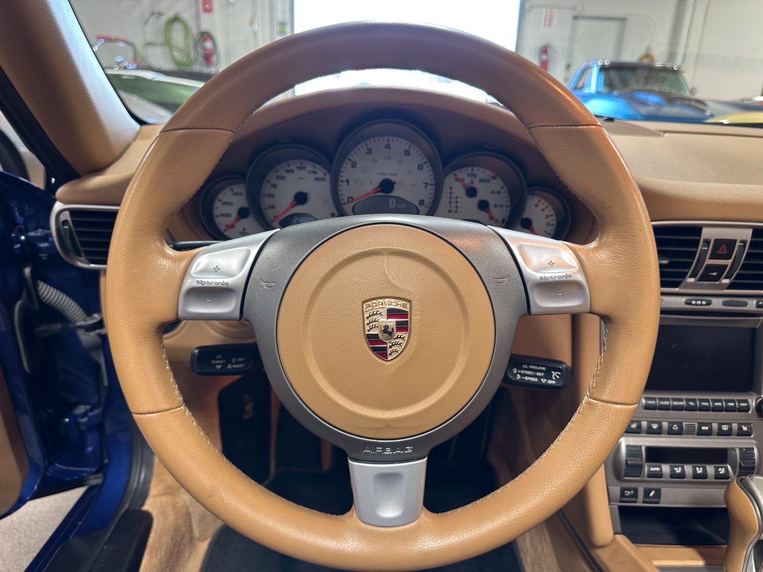 BaT 2006 Blue Porsche 911 Cabriolet 7944