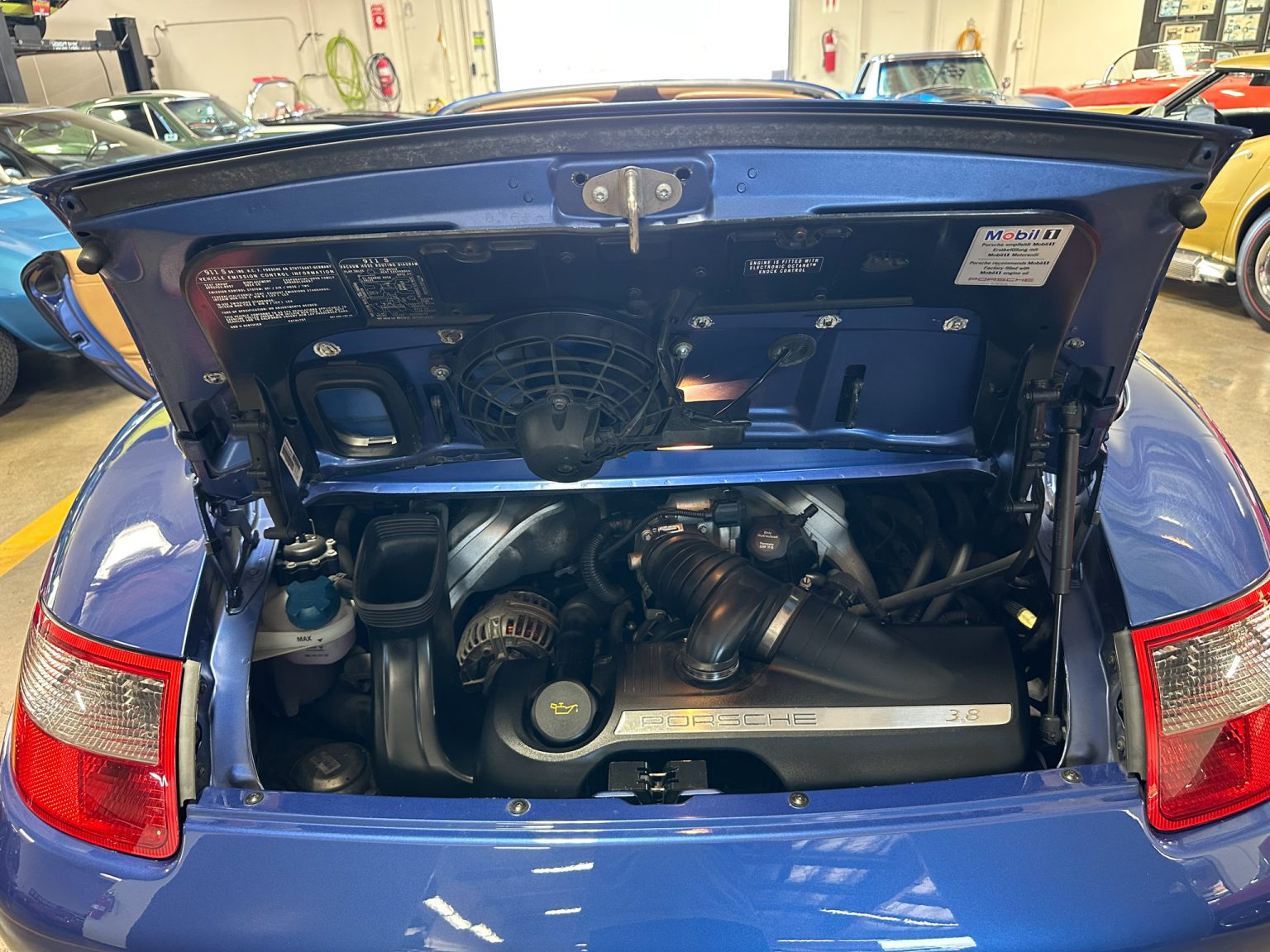 BaT 2006 Blue Porsche 911 Cabriolet 7957